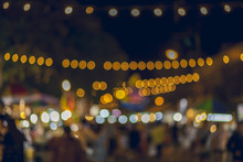 Blur Night Market Background