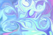 Digital blurred lilac and light blue background with spread liquify flow for design