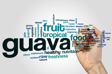 Wall Mural - Guava word cloud