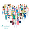 © ssstocker - Healthcare medical team in heart shape