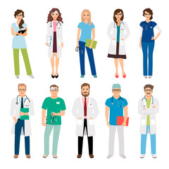 Wall Mural - Healthcare medical team workers