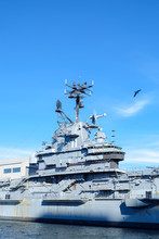  The Old Aircraft Carrier, Interpid Was Used To Be A Floating Museum At Intrepid Sea, Air & Space Museum