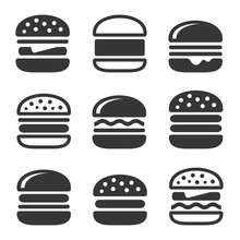 Burger Icons Set