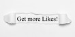 © magele-picture - Get more Likes! on white torn paper