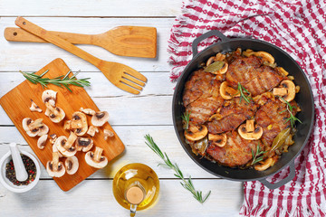 Poster - Pork fillet stew in iron pan