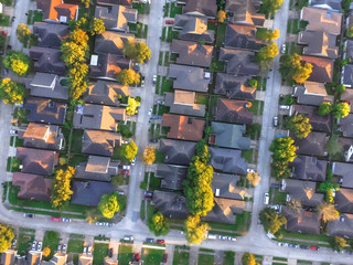 Residential house aerial