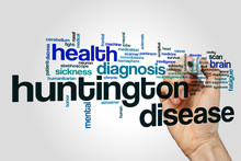 Huntington Disease Word Cloud Concept