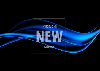 Poster - Abstract soft dynamic art design template