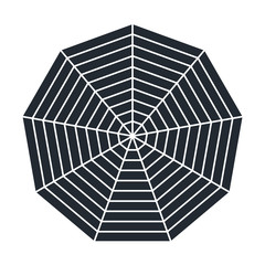 Spider web - Cobweb vector  on white background - illustration
