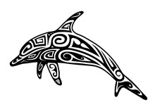 Dolphin Tattoo Shape