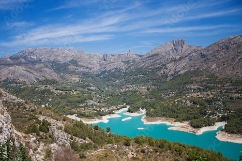 Fotografie, Tablou El Castell de Guadalest or briefly Guadalest is a Valencian town and municipalit