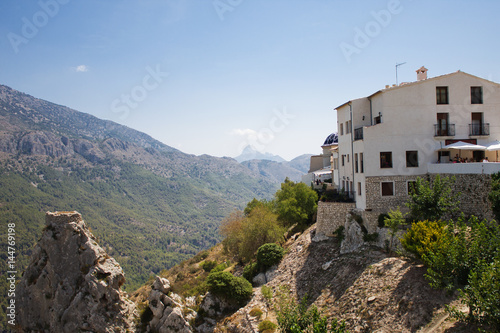 Fotografie, Tablou El Castell de Guadalest or briefly Guadalest is a Valencian town and municipalit