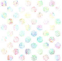 Colorful Polka Dots Pattern Background.
