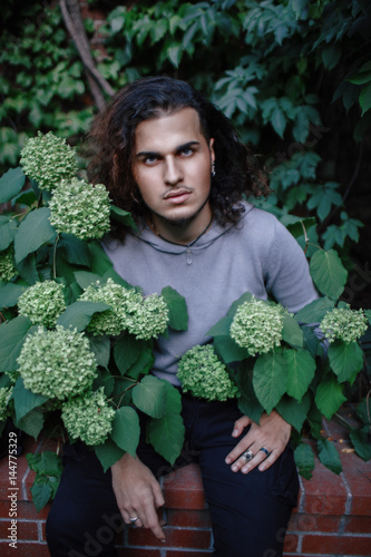 Conceptual Art Portrait Of Beautiful Handsome Young Middle East