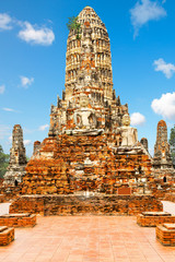 Wall Mural - Wat Chaiwatthanaram temple. Ayutthaya Historical Park, Phra Nakhon Si, Ayutthaya, Thailand