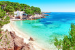 Leinwandbild Motiv Cala Gat Mallorca Strand Urlaub Spanien