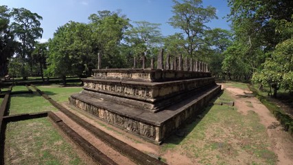 Wall Mural - Nissanka Malla of Polonnaruwa, an Ancient Building Ruin in Sri Lanka