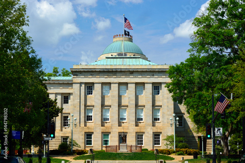 Fotografie, Obraz North Carolina State Capitol Building on a Sunny Day