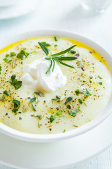 Wall Mural - cauliflower and potato soup