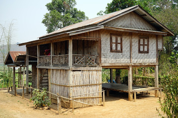 Poster - Bamboo house