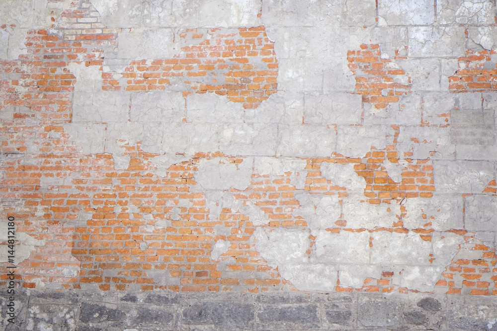 Old brick wall background