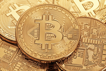 golden bitcoin coin