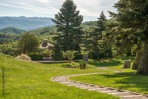 Beautiful Ferrari garden in small city of Stanjel in Karst region in Slovenia, E Poster