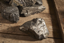 Lumps Of Pennsylvania Anthracite Stove Coal
