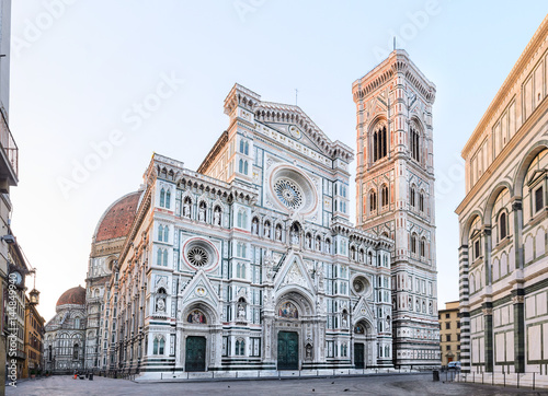 Fotografie, Obraz Florence Cathedral Santa Maria del Fiore sunrise view, Tuscany, Italy