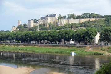 Canvas Print - Chinon an der Loire, Frankreich