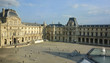 Sights of Paris. View of the Louvre.