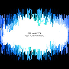 Poster - Abstract background with chaotically arranged geometric elements.