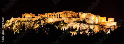 Plakat Akropol w Atenach, Grecja