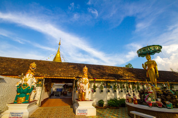 Doi Kham Temple in Chiang Mai Province Northern Thailand. A Famous temple in Chiang Mai.