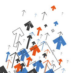 Poster - Abstract Success Concept. Growing arrows Illustration. Motion Up. Successful Background Cover Design for annuals reports, brochures, etc