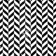 Poster - Vintage seamless chevron pattern textured