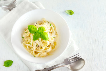 Poster - Alfredo tagliatelle pasta