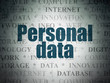 © Maksim Kabakou - Data concept: Personal Data on Digital Data Paper background