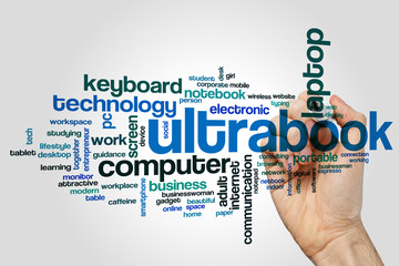 Sticker - Ultrabook word cloud