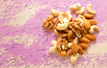 Poster - Pile of mixed nuts