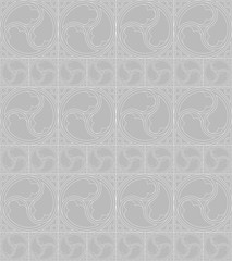 Poster - Seamless pattern with plant elements in classic style.