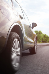 Wall Mural - Car on road