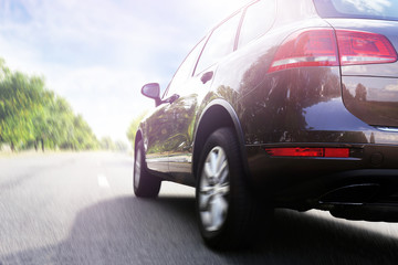 Wall Mural - Car on road