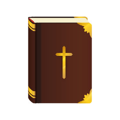 Poster - Holy bible christianity symbol icon vector illustration graphic design