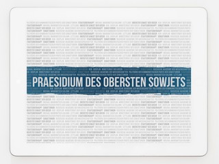 Sticker - Präsidium des Obersten Sowjets