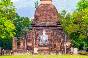 Sukhothai Historical Park in Thailand. World heritage site. One of the most famous places in Thailand.