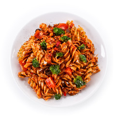 Pasta with tomato sauce