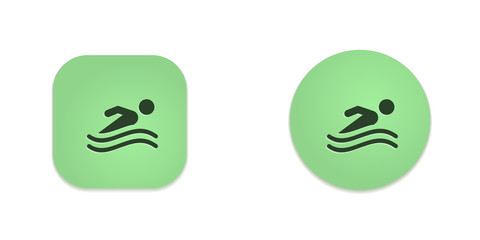 Poster - Vector Green Web Buttons