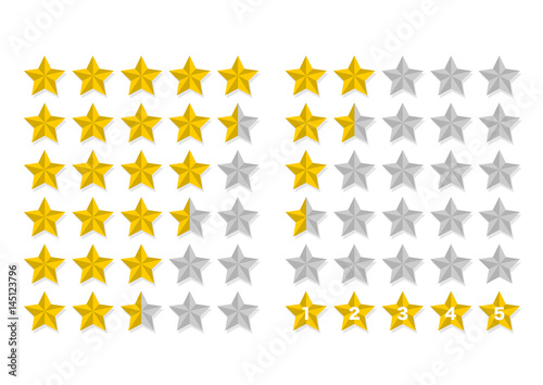 Fotografia  星 五つ星 ランキング アイコン セット