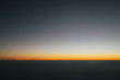 canvas print picture - Sunset horizon line. Stratosphere sky background without sun.